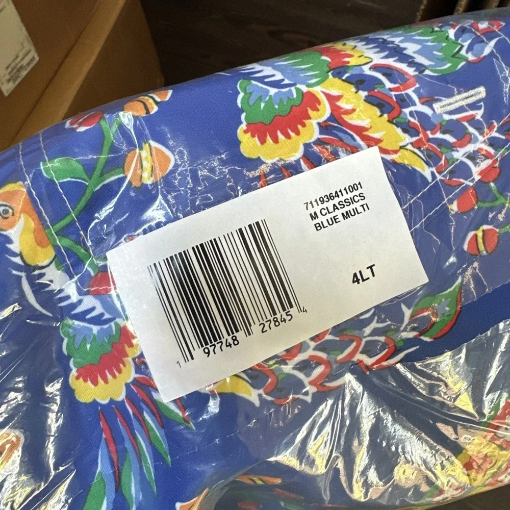 Polo Ralph Lauren Men's Big & Tall Floral‎ Bird Blue Swim Trunks Pony Size 4XLT